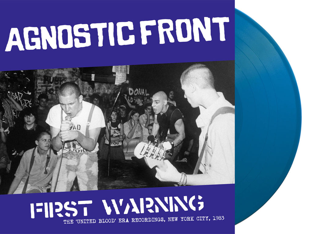 AGNOSTIC FRONT - THE 'UNITED BLOOD'-ERA RECORDINGS, NEW YORK CITY, 1983 (LP, ALBUM, COLOR, LTD, RE) - NEW