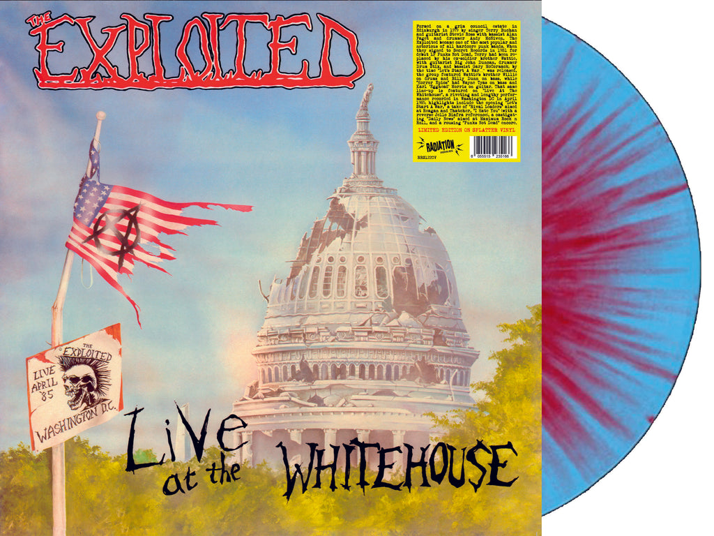 EXPLOITED - LIVE AT THE WHITEHOUSE (LP, Album, LTD, SPLATTER, RE) - NEW
