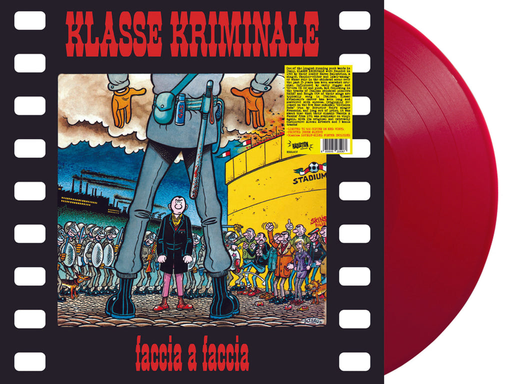 KLASSE KRIMINALE - FACCIA A FACCIA (LP, Album, COLOR, POSTER, RE) - NEW