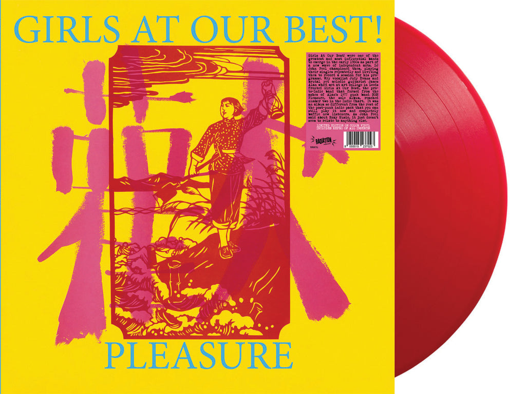 GIRLS AT OUR BEST - PLEASURE (LP, Album, COLOR, RE) - NEW