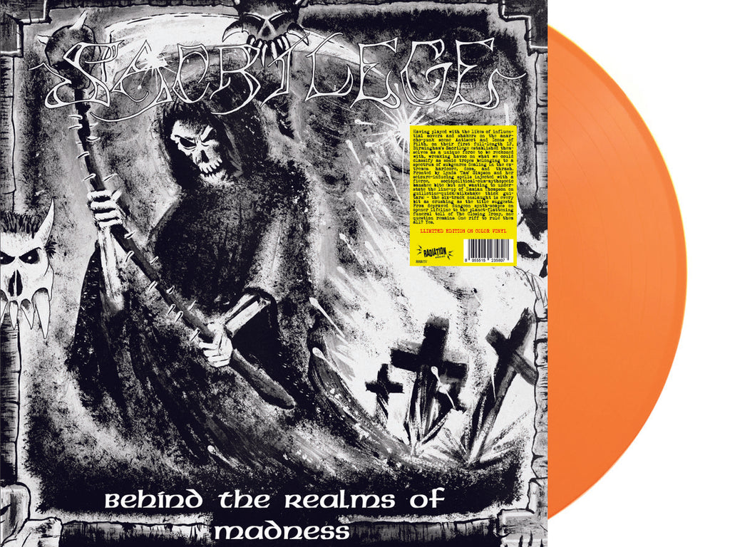 SACRILEGE - BEHIND THE REALMS OF MADNESS (2LP, ORANGE, Album, RE) - NEW