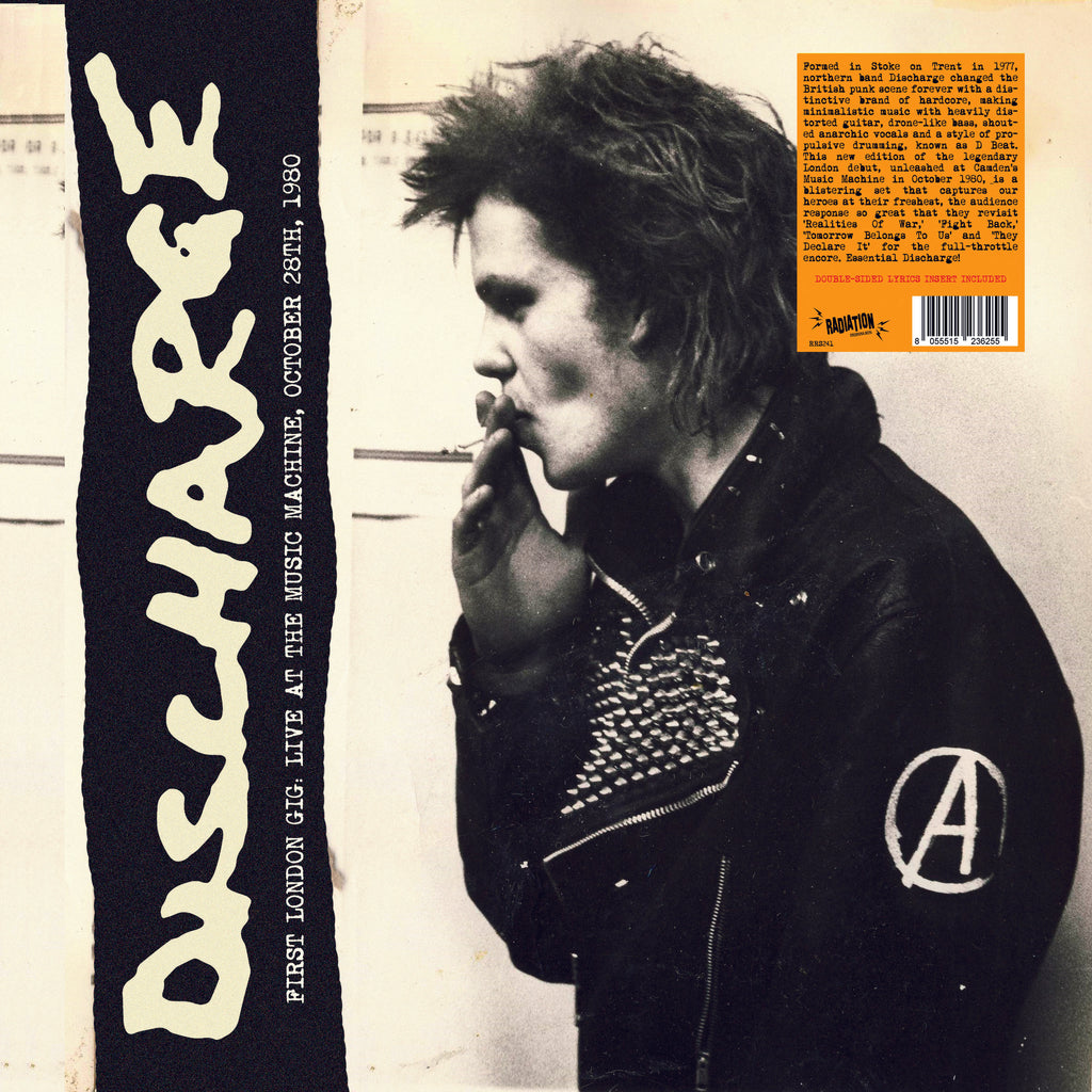 DISCHARGE - FIRST LONDON GIG, LIVE AT THE MUSIC MACHINE, OCTOBER 28TH, 1980 (LP, Album, RE) - NEW