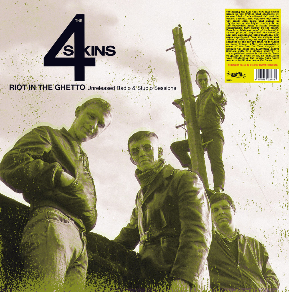 FOUR SKINS - RIOT IN THE GHETTO: UNRELEASED RADIO & STUDIO SESSIONS (LP, Album, RE) - NEW