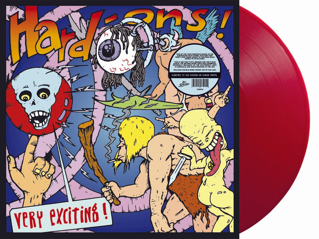 HARD-ONS - VERY EXCITING (LP, Album, RED) - NEW