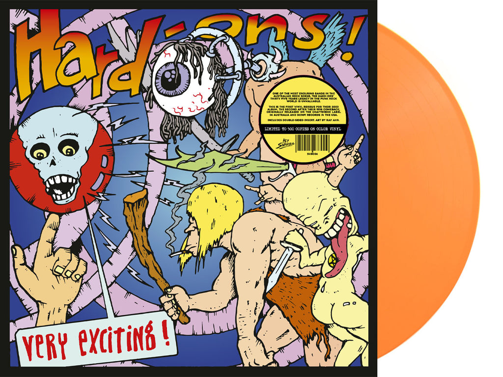 HARD-ONS - VERY EXCITING (LP, Album, ORANGE) - NEW