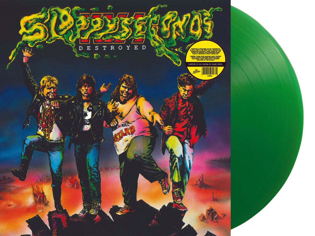 SLOPPY SECONDS - DESTROYED (LP, Album, GREEN) - NEW