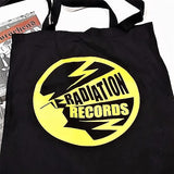SHOPPER BAG - "RADIATION RECORDS" logo SHOPPER BAG *** 2 COLORS AVAILABLE ***
