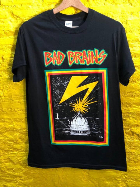 Bad Brains Capitol Stencil Short-Sleeve Unisex T-Shirt AA - teesshops in  2024