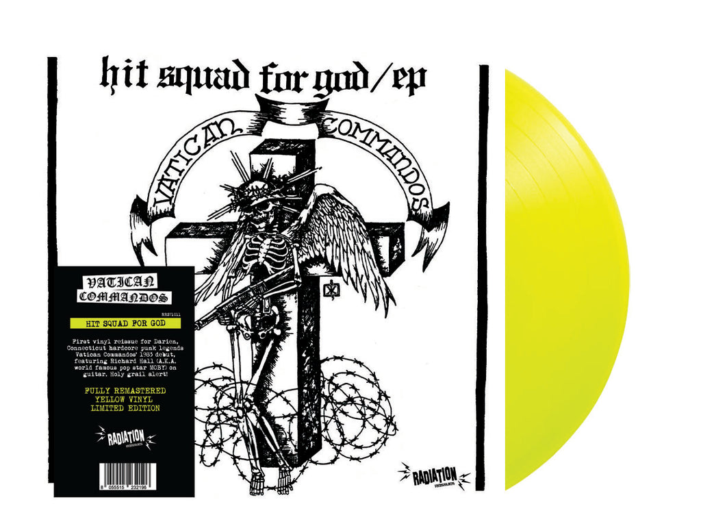 VATICAN COMMANDOS "HIT SQUAD FOR GOD" (7", YELLOW, LTD, RE) - NEW