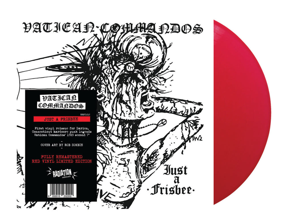 VATICAN COMMANDOS "JUST A FRISBEE" (7", RED, LTD, RE) - NEW