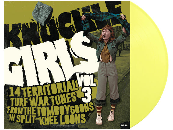 Knuckle Girls Vol.3 - 200 COPIES LIMITED EDITION YELLOW VINYL  (LP, YELLOW, LTD, comp) - NEW