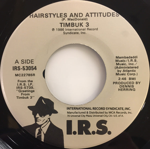 Timbuk 3 - Hairstyles And Attitudes (7", Single) - USED