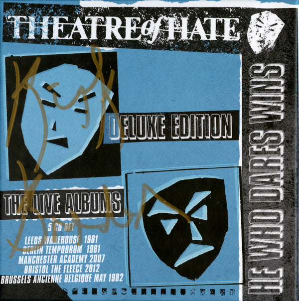 Theatre Of Hate - He Who Dares Wins (The Live Albums) (CD, Album, RE, RM + CD, Album, RE, RM + CD, Album ) - NEW