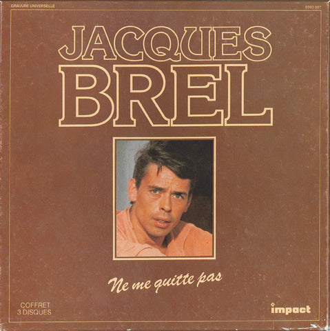 Jacques Brel - Ne Me Quitte Pas (Box, Comp + 3xLP) - USED