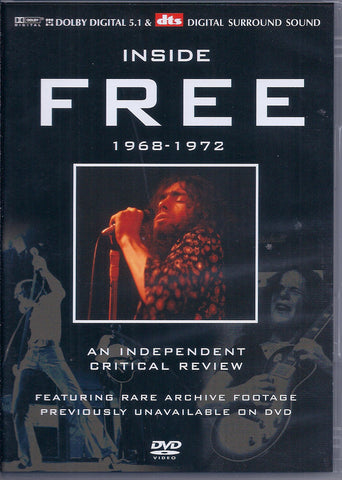 Free - Inside Free 1968-1972 - An Independent Critical Review (DVD-V, Unofficial, PAL) - USED