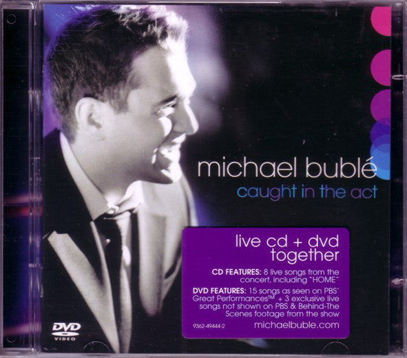 Michael Bublé - Caught In The Act (CD, Album + DVD-V, Album, PAL) - USED