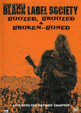 Black Label Society - Boozed, Broozed & Broken-Boned: Live With The Detroit Chapter (DVD, PAL) - USED