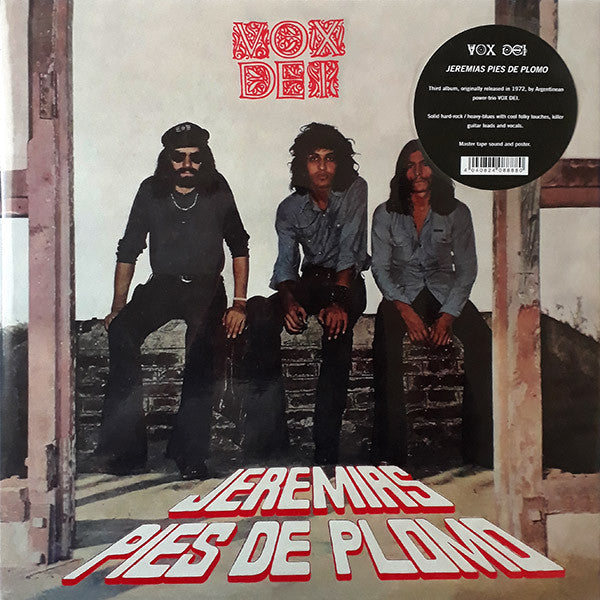 Vox Dei (2) - Jeremías, Pies De Plomo (LP, Album, RE) - NEW