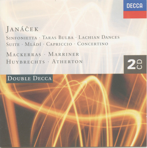 Janáček* - Mackerras*, Marriner*, Huybrechts*, Atherton* - Sinfonietta • Taras Bulba • Suite • Lachian Dances • Mládí • Capriccio • Concertino (2xCD, Comp, RM) - NEW
