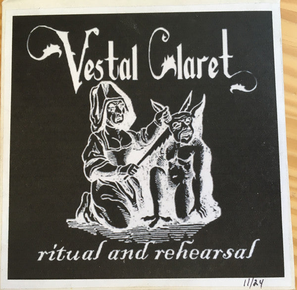 Vestal Claret - Ritual And Rehearsal (CDr, Ltd, Num) - USED