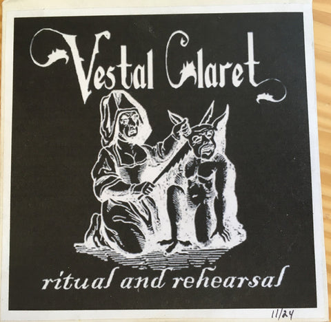 Vestal Claret - Ritual And Rehearsal (CDr, Ltd, Num) - USED