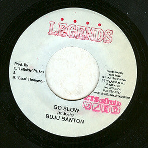 Buju Banton - Go Slow (7") - USED