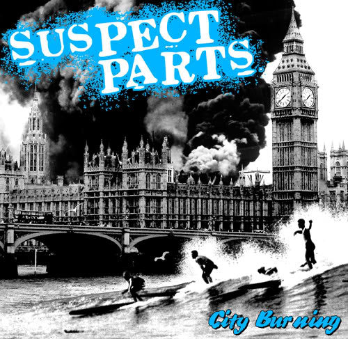 Suspect Parts - City Burning (7", Single, Ltd) - USED