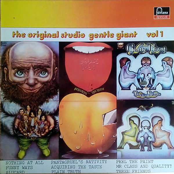 Gentle Giant - The Original Studio Gentle Giant - Vol. 1 (LP, Comp) - USED