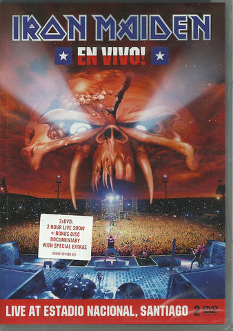 Iron Maiden - En Vivo! (Live At Estadio Nacional, Santiago) (2xDVD-V, Multichannel, PAL) - USED