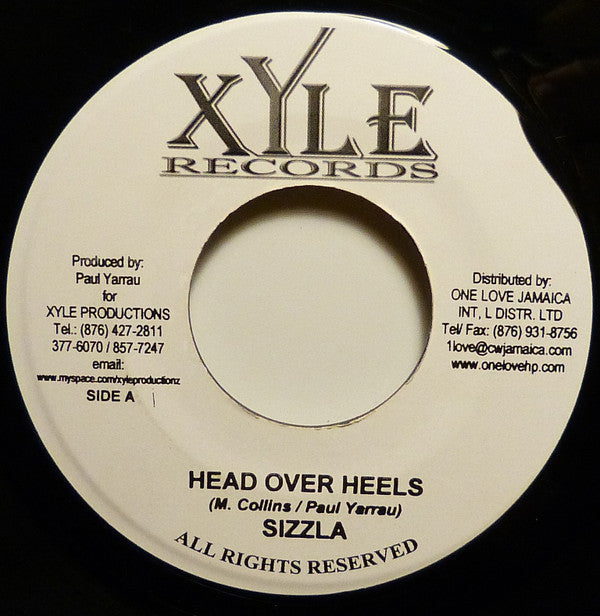 Sizzla - Head Over Heels (7") - USED