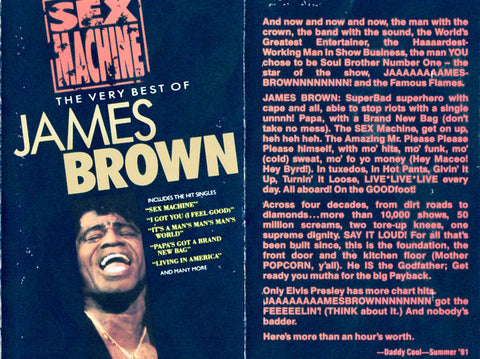 James Brown - Sex Machine: The Very Best Of James Brown (Cass, Comp) - USED