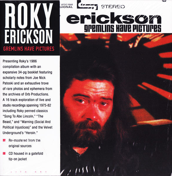 Roky Erickson - Gremlins Have Pictures (CD, RE) - NEW