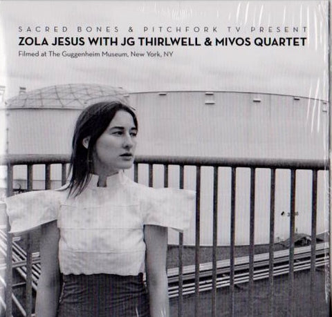 Zola Jesus With JG Thirlwell* & Mivos Quartet - Sacred Bones & Pitchfork TV Present Zola Jesus With JG Thirlwell & Mivos Quartet (Filmed At The Guggenheim Museum, New York, NY) (DVD-V, Promo) - NEW