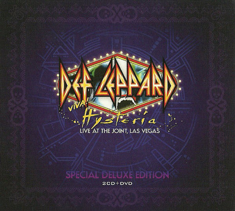 Def Leppard - Viva! Hysteria - Live At The Joint, Las Vegas (DVD-V, NTSC + 2xCD, Album + Dig) - USED