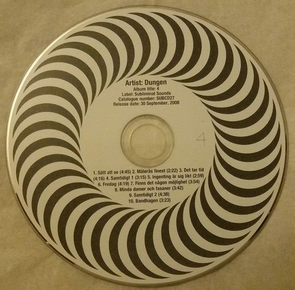 Dungen - 4 (CD, Album, Promo) - USED