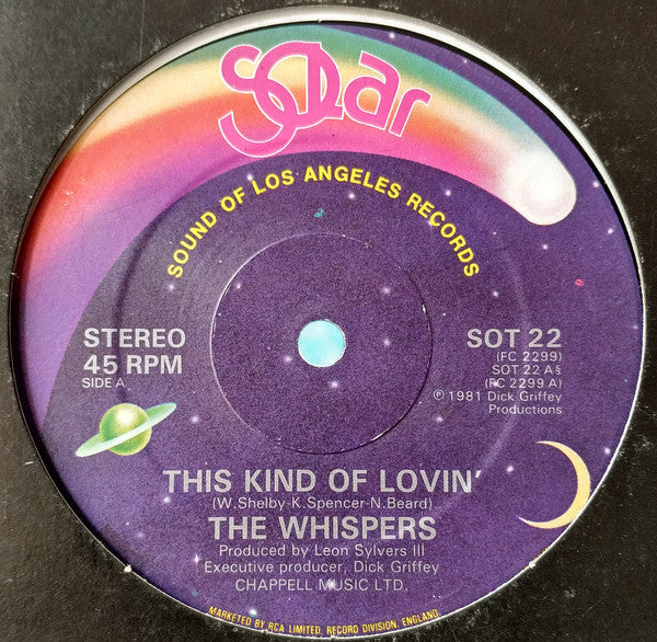 The Whispers - This Kind Of Lovin' (12") - USED