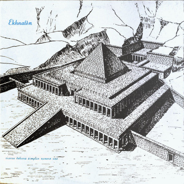 Various - Ekhnatòn - Ricerca Italiana Semplice Numero Uno (LP, Album, Blu) - NEW