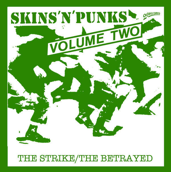 The Strike / Betrayed (3) - Skins 'N' Punks - Volume Two (LP, Album, RE, Oxb) - NEW