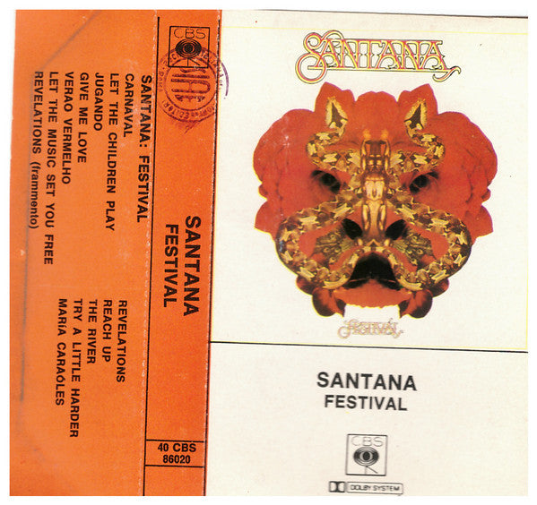 Santana - Festivál (Cass, Album) - USED