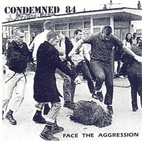 Condemned 84 - Face The Aggression (LP, Album, RE, Blu) - USED