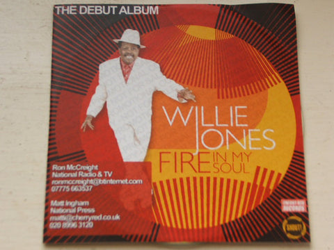 Willie Jones (14) - Fire In My Soul (CDr, Album, Promo) - USED