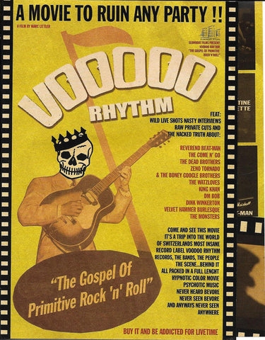 Various - Voodoo Rhythm, The Gospel Of Primitive Rock'N'Roll (DVD-V) - NEW