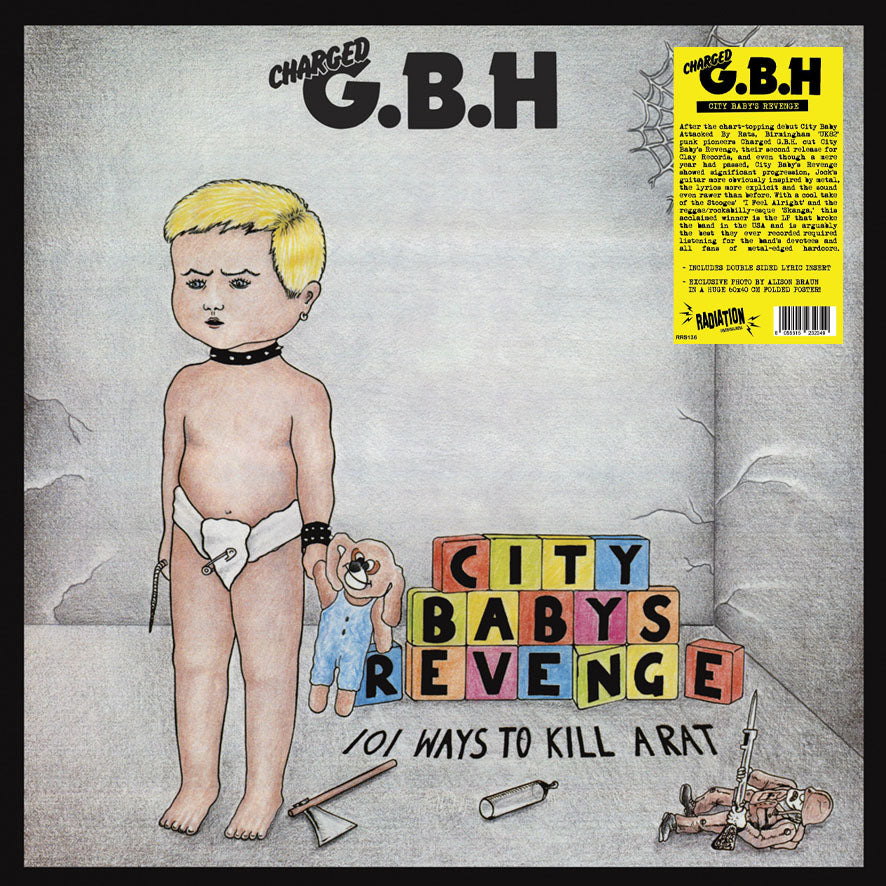 G.B.H. - City Babys Revenge (LP, album, RE) - NEW