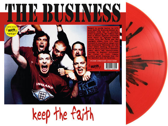 The Business – Keep The Faith (LP, Album, SPLATTER, RE, ltd) - NEW