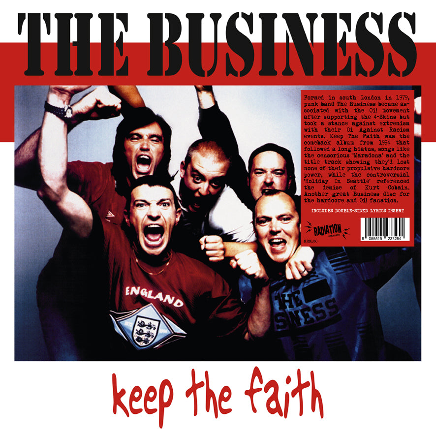 The Business – Keep The Faith (LP, Album, RE, ltd) - NEW