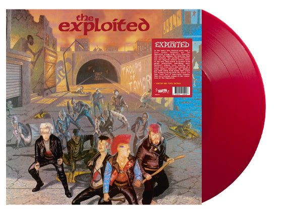 THE EXPLOITED - TROOPS OF TOMORROW (LP, album, RED, RE) - NEW
