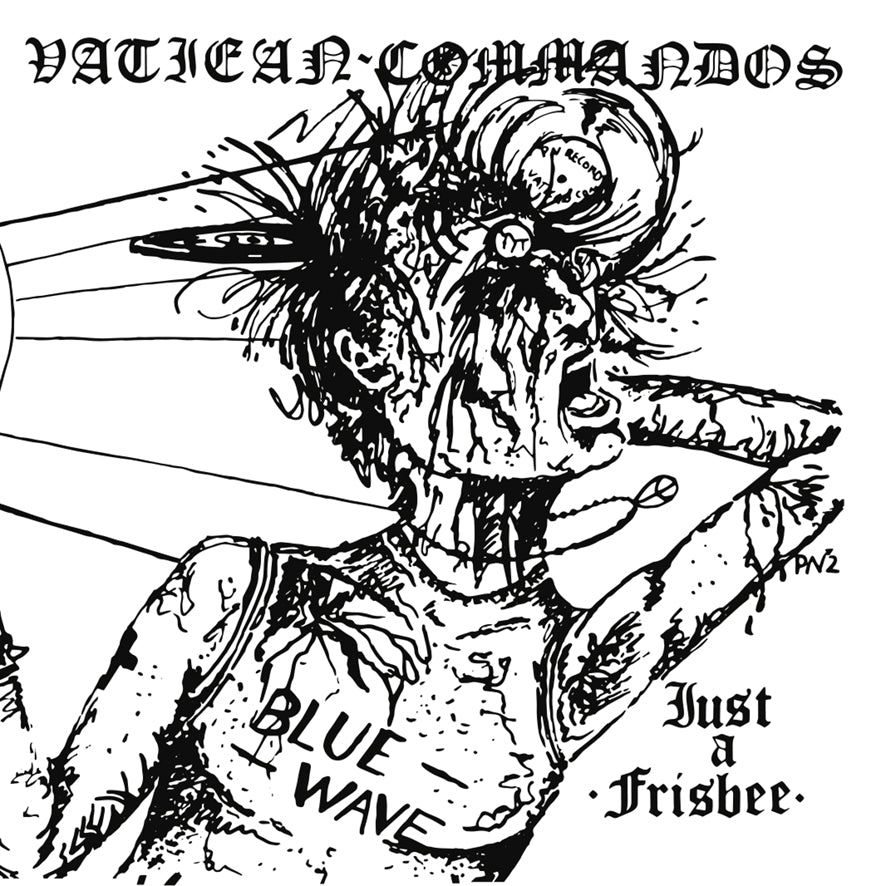 VATICAN COMMANDOS "JUST A FRISBEE" (7", BLACK, RE) - NEW