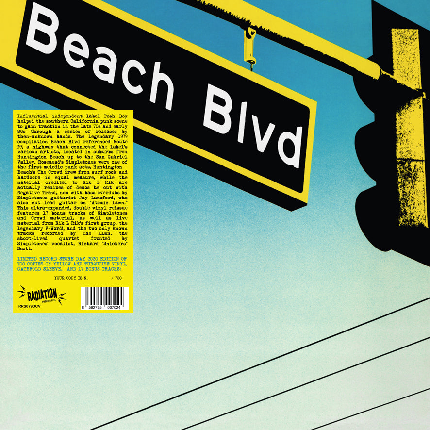 V/A BEACH BLVD (2LP, RE, + BONUS, COLOR VINYL) - NEW