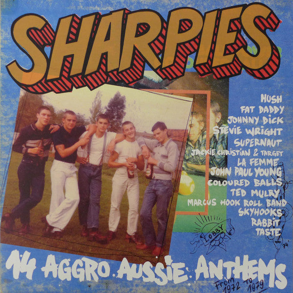 Various – Sharpies (14 Aggro Aussie Anthems From 1972 To 1979) LP - NEW