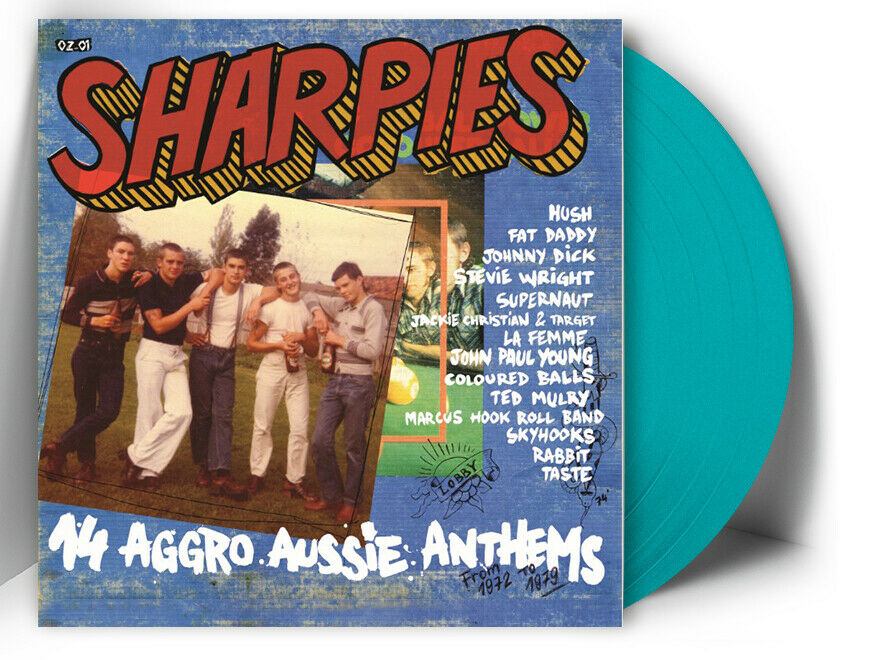 Various – Sharpies (14 Aggro Aussie Anthems From 1972 To 1979) LP COLOR VINYL 100 only! - NEW